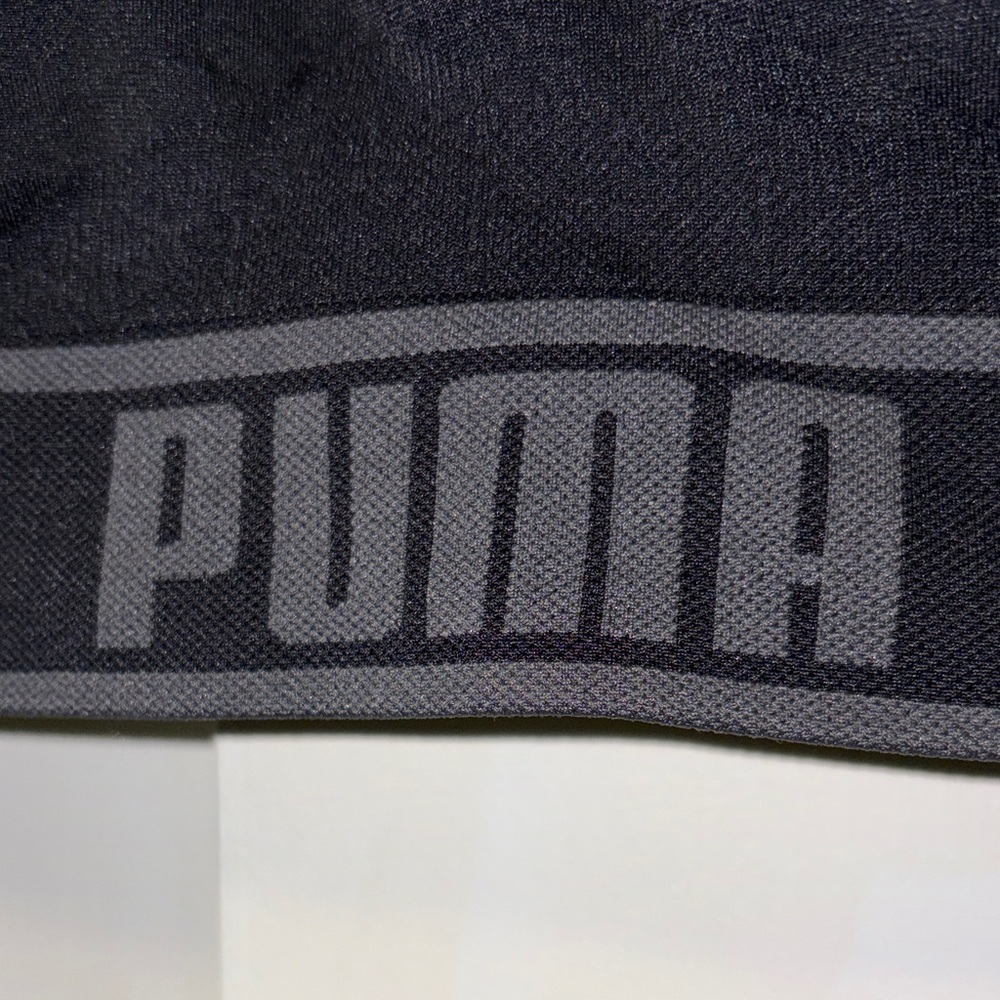 PUMA Women's Black Strappy Sports Bra - Picture 3 of 7